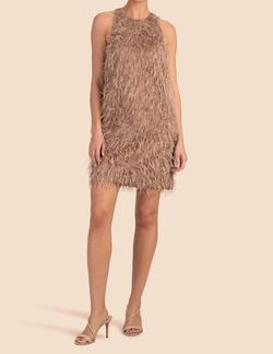 Style 1-2403082577-1901 Trina Turk Nude Size 6 High Neck Cocktail Dress on Queenly