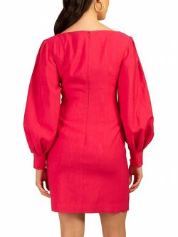 Style 1-3283916949-2168 Trina Turk Pink Size 8 Sorority Rush Boat Neck Sleeves Cocktail Dress on Queenly