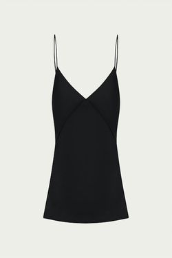 Style 1-2154940059-2901 WORN Black Size 8 A-line Free Shipping Silk Cocktail Dress on Queenly