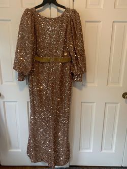 Gold Size 16 Mermaid Dress on Queenly