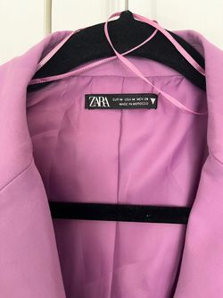 Zara Purple Size 8 Long Sleeve Sorority Rush Cocktail Dress on Queenly