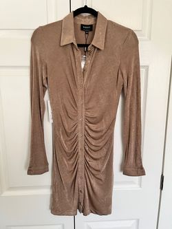 Bardot Brown Size 4 Casual Appearance Cocktail Dress on Queenly