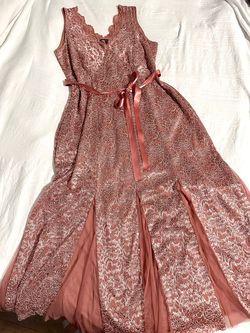Candalite Women Pink Size 24 Gala Prom Plunge Mermaid Dress on Queenly