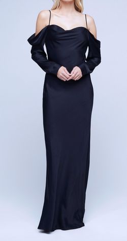 Style 1-1921149714-1498 L'Agence Black Tie Size 4 Free Shipping Sweetheart Straight Dress on Queenly