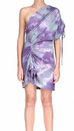 Style 1-2467594335-3236 IRO Purple Size 4 Sorority Rush Jersey Mini Cocktail Dress on Queenly