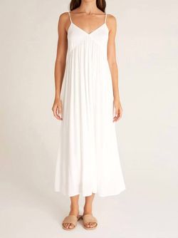 Style 1-2688986802-5230 Z Supply White Size 4 Sorority Military Straight Dress on Queenly