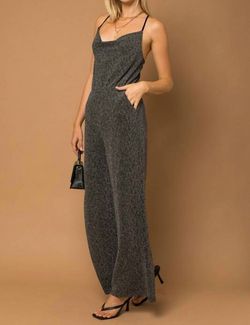 Style 1-3127688750-2696 GILLI Gray Size 12 Silk Spandex Grey Jumpsuit Dress on Queenly