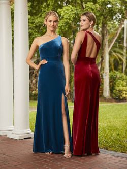 Style 22097 House Of Wu Orange Size 10 Fitted Tall Height Side slit Dress on Queenly