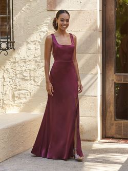 Style 22143 House Of Wu Pink Size 10 Fitted Tall Height Side slit Dress on Queenly