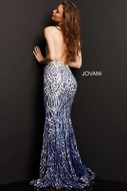 Style 6450 Jovani Purple Size 0 Tall Height Lavender Pageant V Neck Mermaid Dress on Queenly