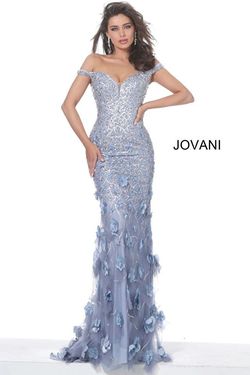 Style 3191 Jovani Purple Size 6 Prom Tall Height Violet Mermaid Dress on Queenly