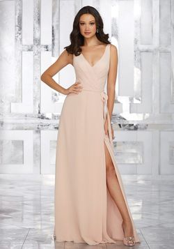 Style 21532 MoriLee Purple Size 28 Floor Length Side slit Dress on Queenly