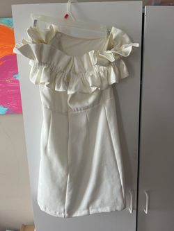 Do+be White Size 0 Homecoming Bachelorette Engagement Cocktail Dress on Queenly