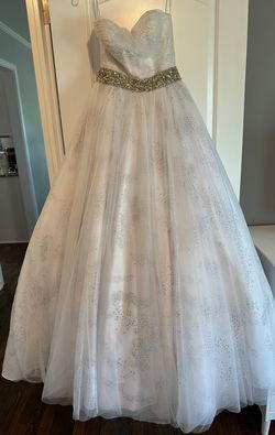 Sherri Hill White Size 0 Pageant Floor Length Strapless Ball gown on Queenly
