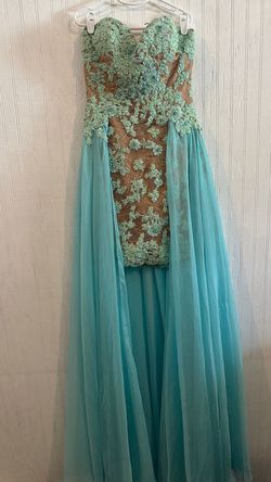 Sherri Hill Blue Size 4 50 Off Pageant 70 Off Midi Cocktail Dress on Queenly