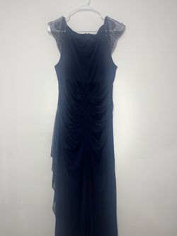Blue Size 16 A-line Dress on Queenly