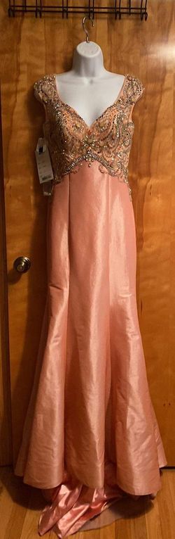 Mac Duggal Pink Size 4 Military Mermaid Dress on Queenly