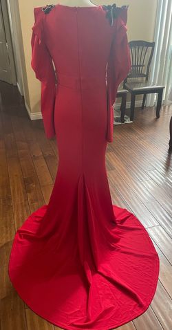 Red Size 8 Mermaid Dress on Queenly