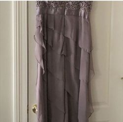 Adrianna Pappell Purple Size 12 Wedding Guest Lavender Bridgerton Ball gown on Queenly