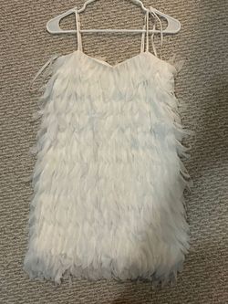 Gianni Bini White Size 4 Bachelorette Cocktail Dress on Queenly