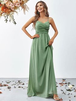 Style FSWD0938 Faeriesty Light Green Size 8 Tulle Floor Length Straight Dress on Queenly