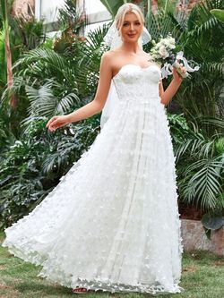 Style FSWD1595 Faeriesty White Size 4 Tall Height Fswd1595 Floor Length Straight Dress on Queenly