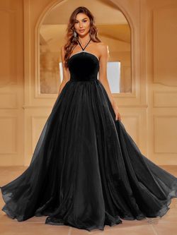 Style LAWD8056 Faeriesty Black Size 0 Jewelled Lawd8056 Velvet Straight Dress on Queenly