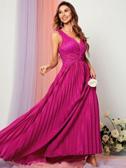 Style FSWD0972 Faeriesty Pink Size 4 Spandex Floor Length A-line Dress on Queenly