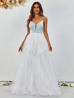 Style FSWD1298 Faeriesty White Size 0 Tall Height Floor Length Straight Dress on Queenly