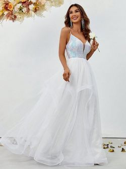 Style FSWD1298 Faeriesty White Size 16 Tall Height Floor Length Plus Size Straight Dress on Queenly