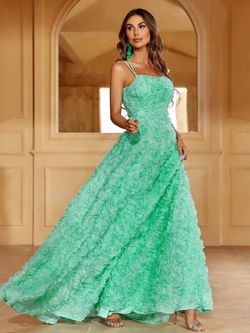 Style FSWD1662 Faeriesty Light Green Size 4 Floral Jersey Tall Height Straight Dress on Queenly