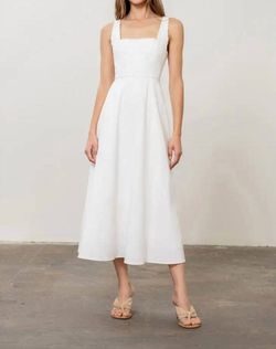 Style 1-132244730-2791 MOON RIVER White Size 12 Square Neck Polyester Cocktail Dress on Queenly
