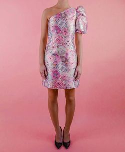 Style 1-1670638834-2901 Neubyrne Pink Size 8 Mini One Shoulder Tall Height Cocktail Dress on Queenly