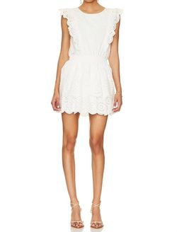 Style 1-2093175456-3236 STEVE MADDEN White Size 4 Engagement Bachelorette Bridal Shower Tall Height Cocktail Dress on Queenly