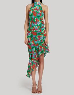 Style 1-235013794-3011 Amanda Uprichard Multicolor Size 8 Halter Cocktail Dress on Queenly