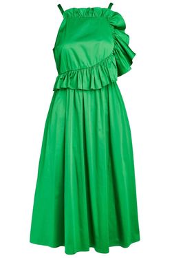 Style 1-3740518290-3855 Crosby by Mollie Burch Green Size 0 Tall Height Spandex High Neck Cocktail Dress on Queenly