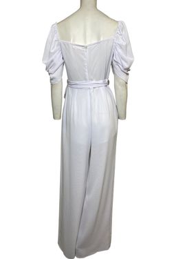 Style LJP5498 Luxxel White Size 2 Side Slit Euphoria Floor Length Mini Jumpsuit Dress on Queenly