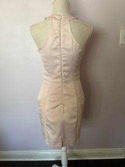 Gianni Bini Pink Size 8 High Neck Jersey 50 Off Cocktail Dress on Queenly