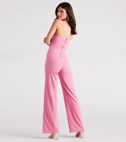 Style 06502-2302 Windsor Pink Size 8 Prom Wedding Guest Jumpsuit Dress on Queenly