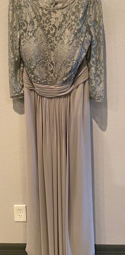 Style SC4090 Sydney's Closet Gray Size 16 Black Tie 50 Off Plus Size Straight Dress on Queenly
