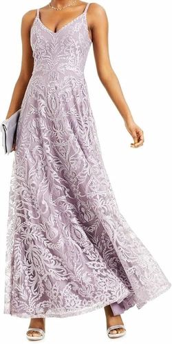 Speechless Purple Size 10 Medium Height Lavender Prom Straight Dress on Queenly