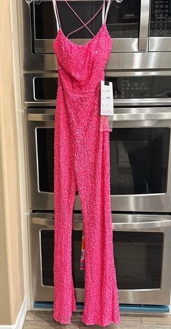 Primavera Pink Size 8 Pageant Prom Jumpsuit Dress on Queenly