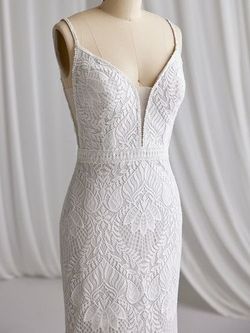 Style Janine Rebecca Ingram White Size 16 Tall Height Ivory Plus Size Janine A-line Dress on Queenly