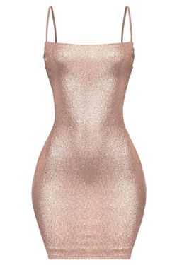 Style 3743D Tresser Pink Size 6 Nightclub Glitter Cocktail Dress on Queenly