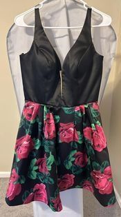 Sherri Hill Black Size 12 Plus Size Fun Fashion Cocktail Dress on Queenly