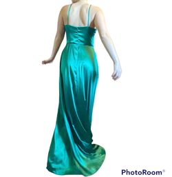 Green Size 4 Side slit Dress on Queenly