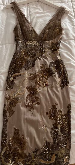 Mandalay Silver Size 2 Wedding Guest Pageant Jewelled Cocktail Dress on Queenly