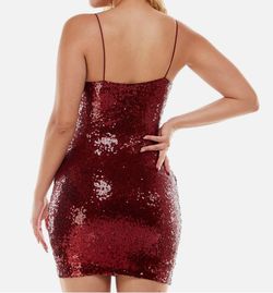 B. Darlin Red Size 4 Homecoming Swoop Free Shipping Cocktail Dress on Queenly