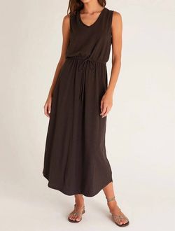 Style 1-1301730030-2793 Z Supply Black Size 12 Free Shipping V Neck Cocktail Dress on Queenly