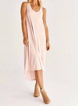 Style 1-1354908428-5230 Z Supply Pink Size 4 Free Shipping Tall Height High Low Cocktail Dress on Queenly